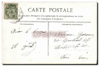 Cherbourg — Demolição do cruzador Le Lourville — Edição anônima — Verso