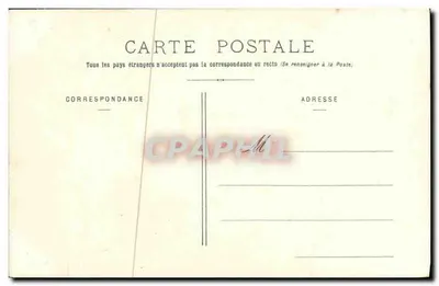 O Valmy — Cegonha de costa — Coleção P. B., Cherbourg — Verso