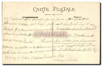 Het slagschip "Vérité" op 19 knopen — Collectie F. C., Cherbourg — Achterkant