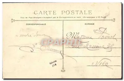 Cruiser corazzato Victor Hugo — Marina Militare Francese — Marius Bar — Toulon — Verso