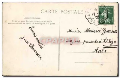 Cruiser pancernowany 'Victor-Hugo' — kolekcja H. Laurent-Pont-Louis, nr 2545 — Rewers