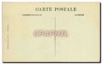 Navio de guerra francês: VOLTAIRE — Marinha francesa: VOLTAIRE — Edição L.F.F. — Toulon — Verso