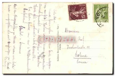 Submarino Calypso — Edição Bonvet-Sourdey (Var) — n° 125 — Verso