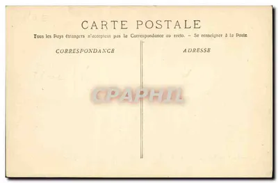 O "Farfadet". submarino afundado em 6 de julho de 1905 na entrada do Porto de Sidi-Abdallah — A. Bougault, n° 440 — Verso