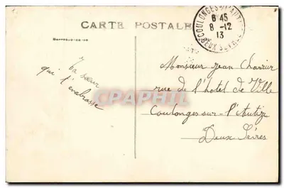 La Pallice-Rochelle — Submarino "Loutre" — L.C. n°986 — Verso