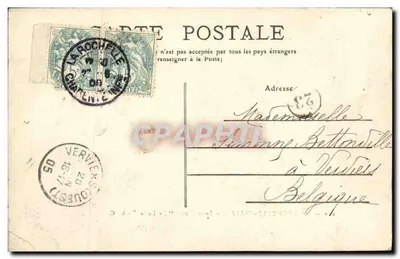 La Rochelle-Pallice — Submarino "Le Lutin" — L. C. — n°240 — Verso