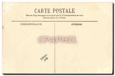 El "Lutin", submarino saliendo del puerto "La Pallice" — A. Bougault, n° 482 — Reverso