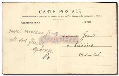 O Submarino Lutin, Comandante Fépoux, afundado em Bizerte em 15 de outubro de 1906 — Coleção J.F.M. — N° 60 — Verso