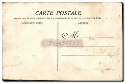 Souvenir de la catastrophe du sous-marin 'Pluviose' — Calais, 26 mai 1910 — éditeur F. L. Paris — Verso