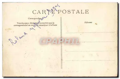 A catástrofe do Pluviose — M. Chéron embarca para assistir aos trabalhos de reflorestamento — E.F.D. — Verso