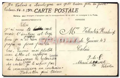 O Submersível "Pluviose" — Lembrete da Catástrofe do "Pluviose" — Calais, 26 Maio 1910 — Verso