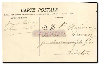 Calais — Le Submersible Pluviôse perdu corps et biens le 26 Mai 1910 — F. F. Paris — Verso