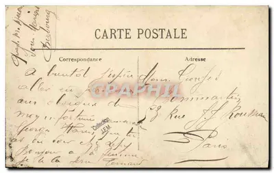 O Submersível "Pluviose" — naufrágio em 26 de maio de 1910 diante de Calais — editor não visível — Verso
