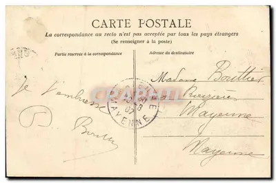 BREST — O Borda — Editor Le Borda, n° 65 — Verso