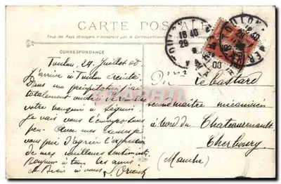 Navio Coroa — Escola de Canhoneiros e Timoneiros — Marinha Militar Francesa — Fototipo Marus Bar — Toulon — Verso
