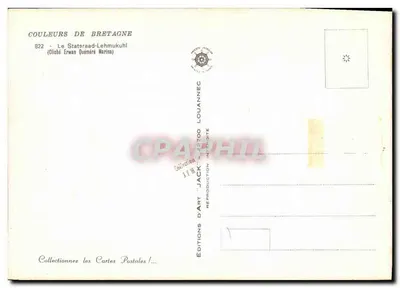 O Statsraad-Lehmkuhl — Editor: Éditions d'Art Louanneec, n° 822 — Verso
