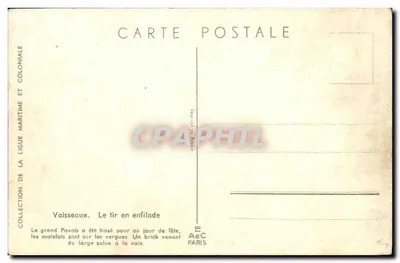 Navios — O grande Pavais foi içado para um dia de festa, os marinheiros estão nas vergas Um brick vindo do horizonte saúda com a voz — Editor AEC PARIS — Verso