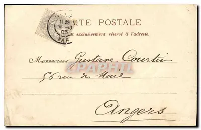 Companhia de Desembarque — Marinha Francesa — A. Couturier, fotógrafo-editor, Toulon — Verso