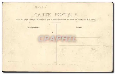 Cinque marinai che camminano nei sentieri — Air connu, Couturier, edit. n°6 — Verso