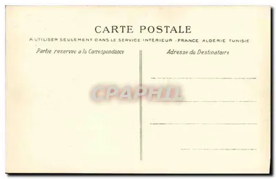 Exercício no solo — Torpedeiros menores — Carta postal estereoscópica — Verso