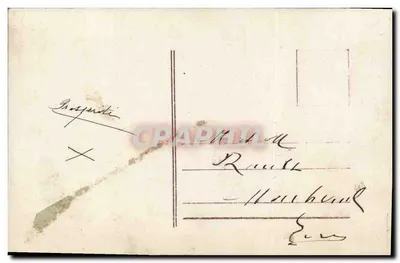 Bebê entre cogumelos — Lembrança de amizade — n° 4327 — Verso