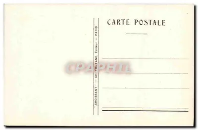 Niño ángel sobre media luna — editor Ch. Fontane, París — Reverso
