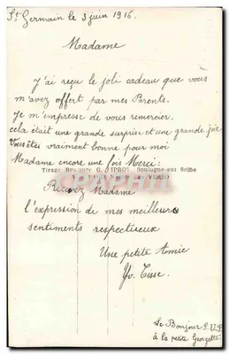 França e Alsácia — Pequenos de tamanho e grandes de esperança — DIX 363/4 — Verso