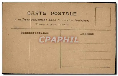 Dois crianças em traje de bruxa — Boa convivência — Carte postale francesa — Verso
