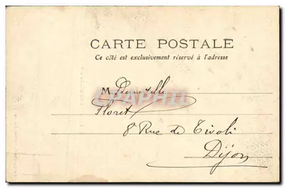 Kind dat een briefje leest — Herinneringen aan Longvic — Compositie G. Ouvrard, Biarritz — Achterkant