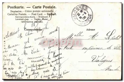 Menina com um carrinho de flores — Paris, França — editor não identificado — Verso