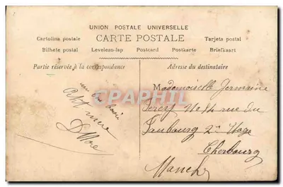 Menina pequena com vestido de listras — coroa de cerejas — U.D.D. n°257 — Verso