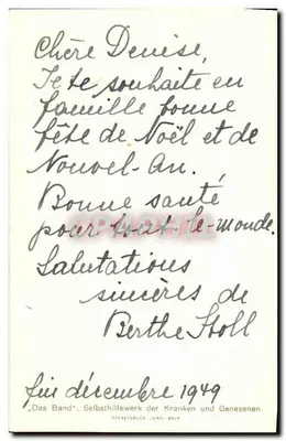 Dwa dzieci pod gwiazdami — Anne T. Böhminger, n°49 — Rewers