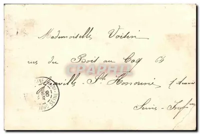 Enfant peignant une rose — scène de printemps — éditeur non visible — Verso