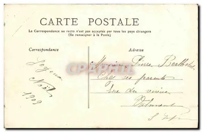O Carro do Pequeno Nèl — cena de Natal — editor: La Publique Française — Verso