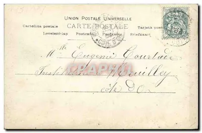 Sprzedawczyni Czterech Pór Roku — Beaune, S.I.P., nr 935 — 1904 — Rewers