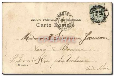 L'ALOUETTE AUX BLÉS (Moisson fleurie) — Clayette Phot. — Série n° 711 — Verso