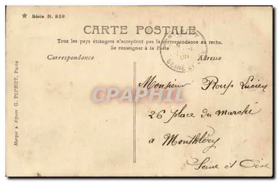 Eheglück — Stebbing Paris — Serie N. 838 — Rückseite