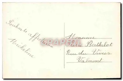 Dois crianças diante de um caixa postal — 'A carta está levantada' — editor desconhecido, n° 532 — Verso