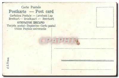 O Almoço de Médor — J.C. Paris, n° 1201 — Verso