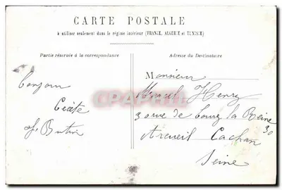 Uśmiechnięta dziewczynka z dużym butem — J'ATTENDS PETIT NOEL — wydawca nie widoczny — Rewers