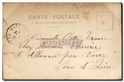 Alice Dufrene — Portret młodej kobiety — Reutinger Paryż, seria N°1 — Rewers