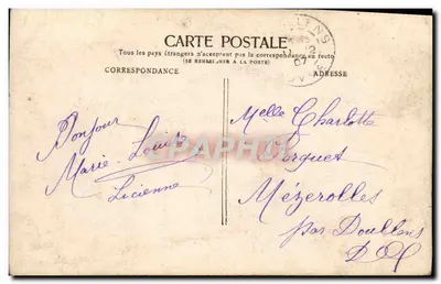 Mulher em traje oriental — Camargo — Sterbing.Ph. F.K. n°321 — Verso