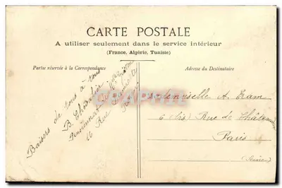 De Charny - Parisiana — fotograf H. Manuel — seria 'Parisiana' — Rewers