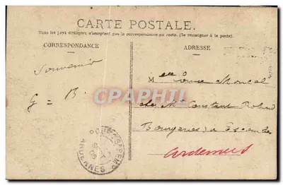 Jovem mulher em vestido de noiva — B. DE L'HÉPPEL, n° XII.9 — editor Stebbing — Verso