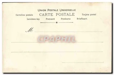 Mulher em vestido de festa à Vaudeville — Revillinger, Paris, n° 1047 — Verso