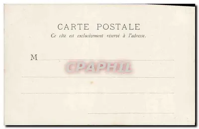Lise Fleuron — com gato — carta postal — Verso