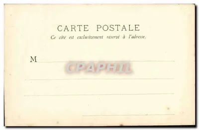 Lise Fleuron — mulher sorridente segurando um gato — carta postal — Verso