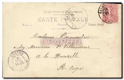 Duas jovens mulheres — retratos — E. DE VÉRE e MARIONAN — fotógrafo Reuillard, Paris — Verso
