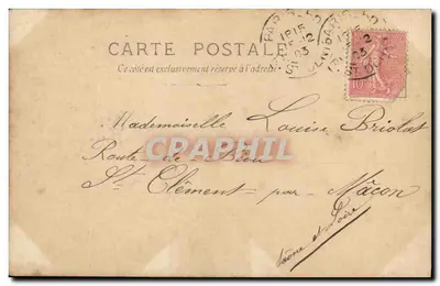 Munte — atriz em traje de cena — Redouté, Paris, série 10 — Verso