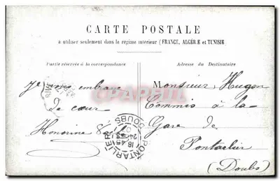 Jovem mulher elegante — retrato — editor J. Marny — Verso